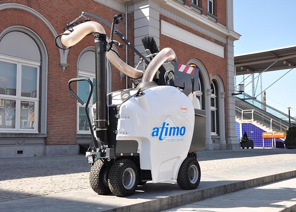 Straatzuiger voor het veilig verwijderen van straatafval