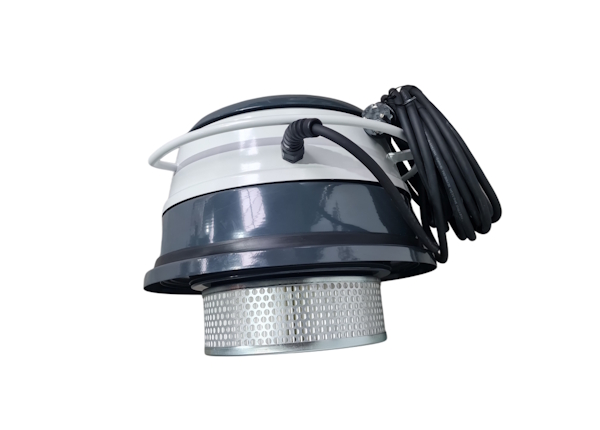 motorkop met twee motoren en hepa filter