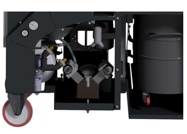 Industriële stofzuiger Xtractor 55 compressor