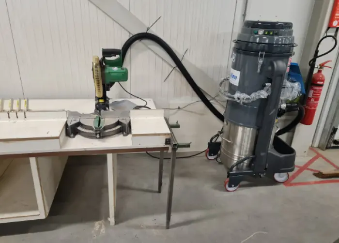 Afzuiging zaag ATEX stofzuiger zone 22