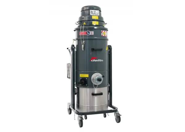 ATEX stofzuiger met brushless motoren en 1,1 kW vermogen