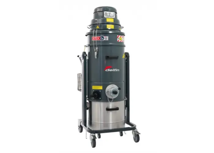 ATEX stofzuiger met brushless motoren en 1,1 kW vermogen
