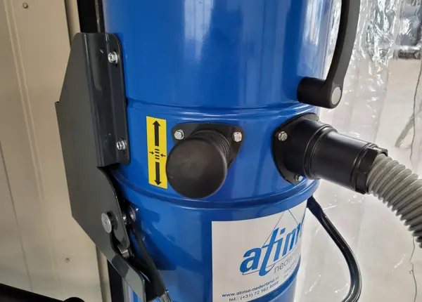 Industriële stofzuiger filterschudder