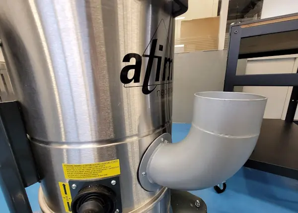 deze industriële stofzuiger is ook beschikbaar in RVS